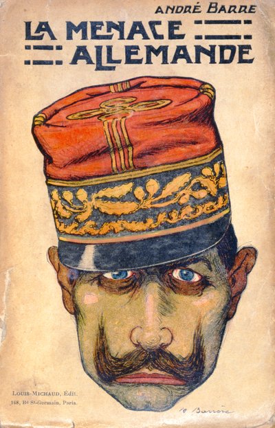 「ドイツの脅威」カイザーヴィルヘルムII（1859-1941）c.1909 作： Adrien Barrere